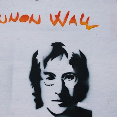 Happening at a Bus Stop and Lennon Everywhere!